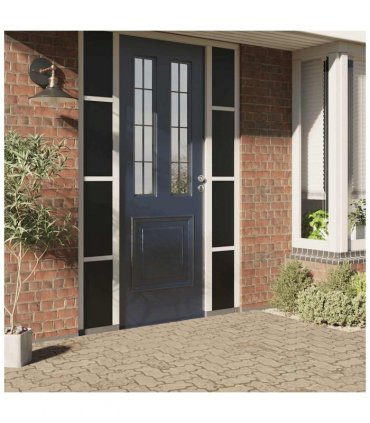 vidaXL Window Film Static Frosted Black 90x1000 cm PVC