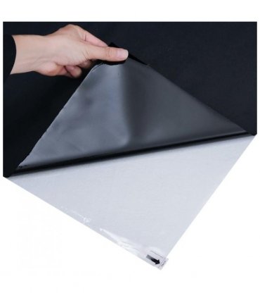 vidaXL Window Film Static Frosted Black 90x1000 cm PVC
