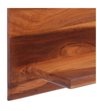 vidaXL Wall Shelves 2 pcs 112x20x26 cm Solid Wood Acacia