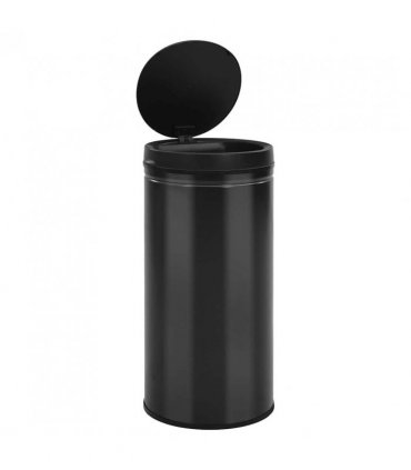 vidaXL Automatic Sensor Dustbin 70 L Carbon Steel Black