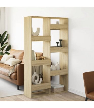 vidaXL Room Divider Sonoma Oak 100x33x175 cm Engineered Wood