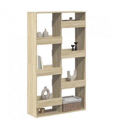 vidaXL Room Divider Sonoma Oak 100x33x175 cm Engineered Wood
