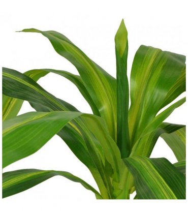 vidaXL Artificial Dracaena Plant with Pot 100 cm Green