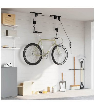 vidaXL Bike Hoists with Ceiling Mount 2 pcs 20 kg