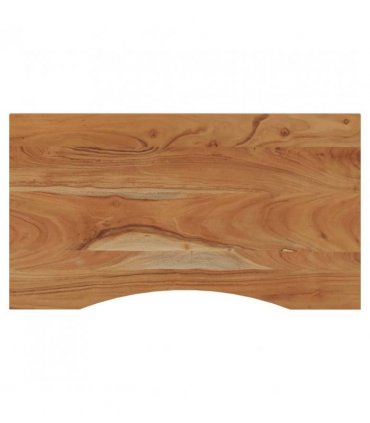vidaXL Desk Top 100x50x2.5 cm Rectangular Solid Wood Acacia