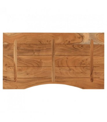 vidaXL Desk Top 100x50x2.5 cm Rectangular Solid Wood Acacia
