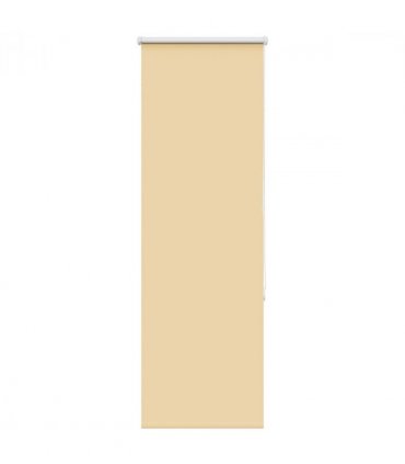 vidaXL Roller Blind Blackout Beige 50x130 cm Fabric Width 45.7 cm Polyester