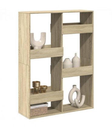 vidaXL Room Divider Sonoma Oak 100x33x135 cm Engineered Wood