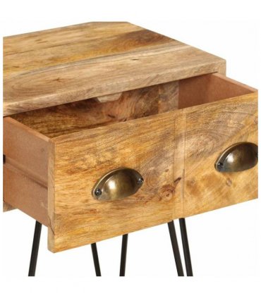 vidaXL Bedside Cabinet 40x30x50 cm Solid Mango Wood