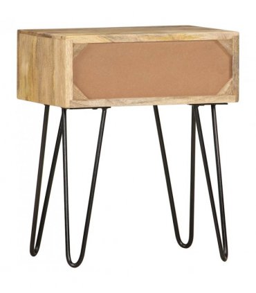 vidaXL Bedside Cabinet 40x30x50 cm Solid Mango Wood