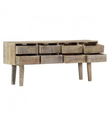 vidaXL Sideboard 140x30x60 cm Solid Mango Wood