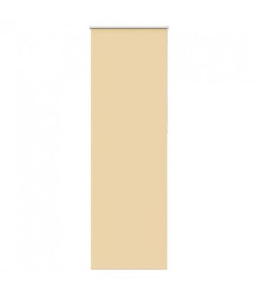 vidaXL Roller Blind Blackout Beige 65x210 cm Fabric Width 60.7 cm Polyester