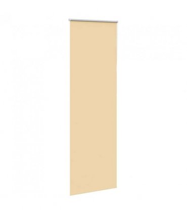 vidaXL Roller Blind Blackout Beige 65x210 cm Fabric Width 60.7 cm Polyester