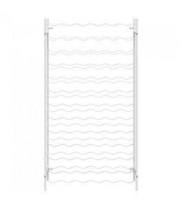 vidaXL Wine Rack for 72 Bottles White Metal