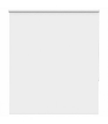 vidaXL Roller Blind Blackout White 130x175 cm Fabric Width 126.6 cm Polyester