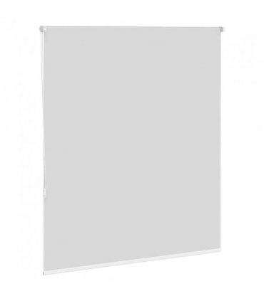 vidaXL Roller Blind Blackout White 130x175 cm Fabric Width 126.6 cm Polyester