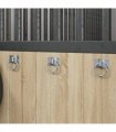 vidaXL Hitching Rings with Plates 3 pcs Silver Steel