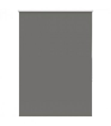vidaXL Roller Blind Blackout Grey 95x175 cm Fabric Width 90.7 cm Polyester