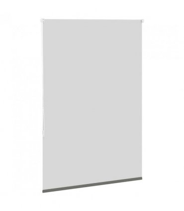 vidaXL Roller Blind Blackout Grey 95x175 cm Fabric Width 90.7 cm Polyester