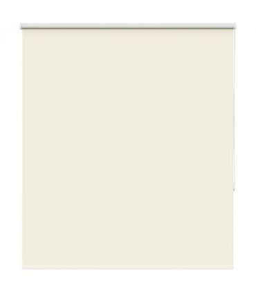 vidaXL Roller Blind Blackout Off White 140x150 cm Fabric Width 136.6 cm Polyester