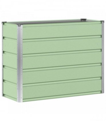 vidaXL Planter Green 100 x 40 x 75 cm Steel