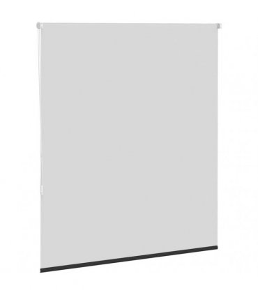 vidaXL Roller Blind Blackout Black 135x130 cm Fabric Width 131.6 cm Polyester