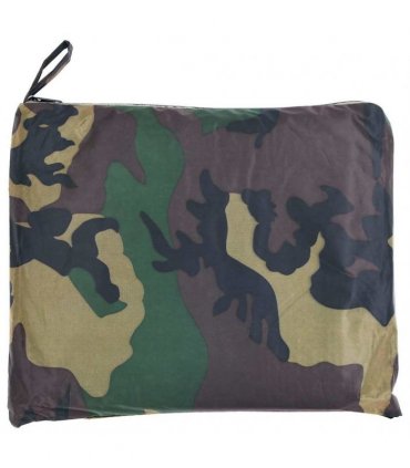 Waterproof Army Rain Poncho for Camping/Hiking Camouflage