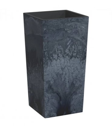 vidaXL Planter with Removable Inner Anthracite 21/49 L PP Concrete Look