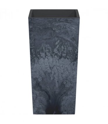 vidaXL Planter with Removable Inner Anthracite 21/49 L PP Concrete Look