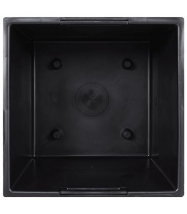vidaXL Planter with Removable Inner Anthracite 21/49 L PP Concrete Look