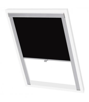vidaXL Blackout Roller Blind Black SK06 GGL and GGU