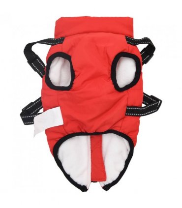 vidaXL Dog Coat Red L32