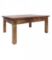 vidaXL Coffee Table Solid Mahogany Wood 96x73x45 cm