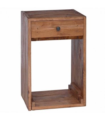 vidaXL Bedside Table Brown 63 x 30 x 79 cm Solid Mahogany Wood