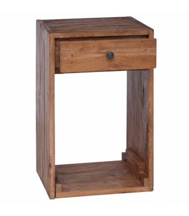 vidaXL Bedside Table Brown 63 x 30 x 79 cm Solid Mahogany Wood