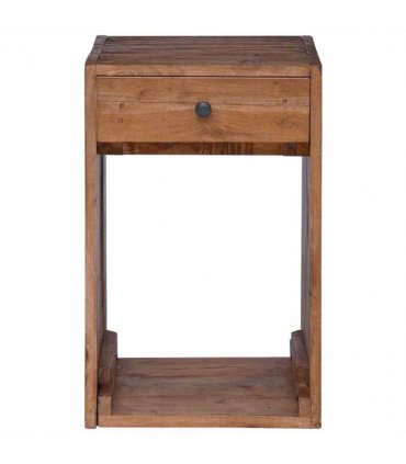 vidaXL Bedside Table Brown 63 x 30 x 79 cm Solid Mahogany Wood