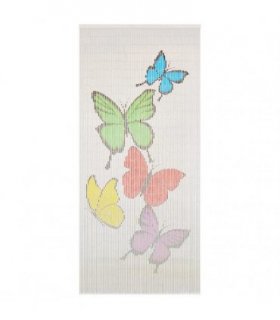 vidaXL Insect Door Curtain Bamboo 90x200 cm
