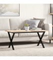 vidaXL Coffee Table Legs X-Frame 70x30x43 cm Steel