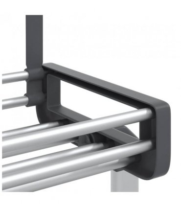 vidaXL Door Organiser with 5 Shelves 52x20x135 cm Aluminium