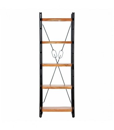 vidaXL 5-Tier Bookcase 60x30x180 cm Solid Acacia Wood