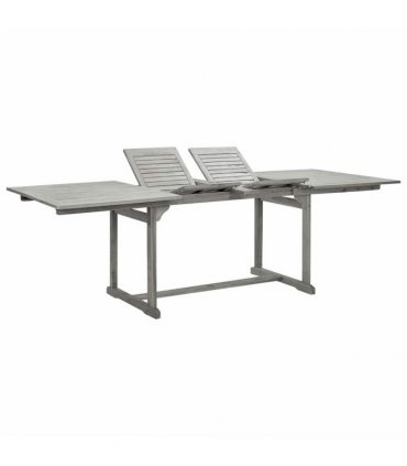 vidaXL Garden Dining Table (160-240)x100x75 cm Solid Acacia Wood
