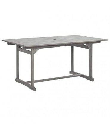vidaXL Garden Dining Table (160-240)x100x75 cm Solid Acacia Wood