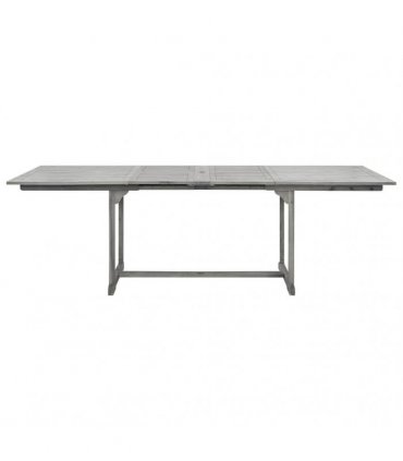 vidaXL Garden Dining Table (160-240)x100x75 cm Solid Acacia Wood