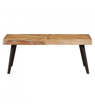 vidaXL Coffee Table Solid Mango Wood 90x55x36 cm