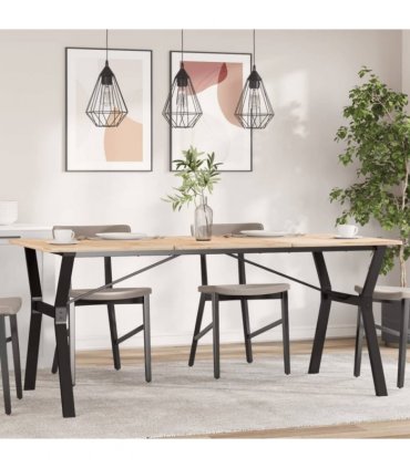 vidaXL Dining Table Legs Y-Frame 160x80x73 cm Steel