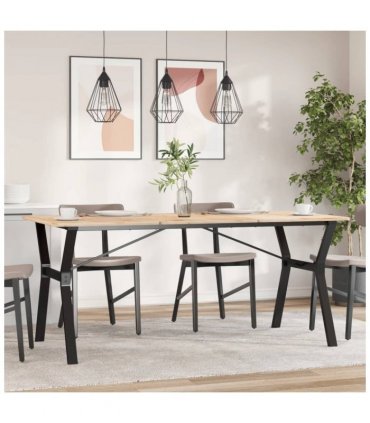 vidaXL Dining Table Legs Y-Frame 160x80x73 cm Steel