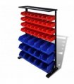 Blue & Red Garage Tool Organiser
