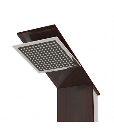 vidaXL Shower Panel System Glass Brown