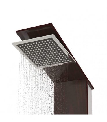 vidaXL Shower Panel System Glass Brown