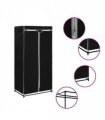 vidaXL Wardrobe Black 75x50x160 cm